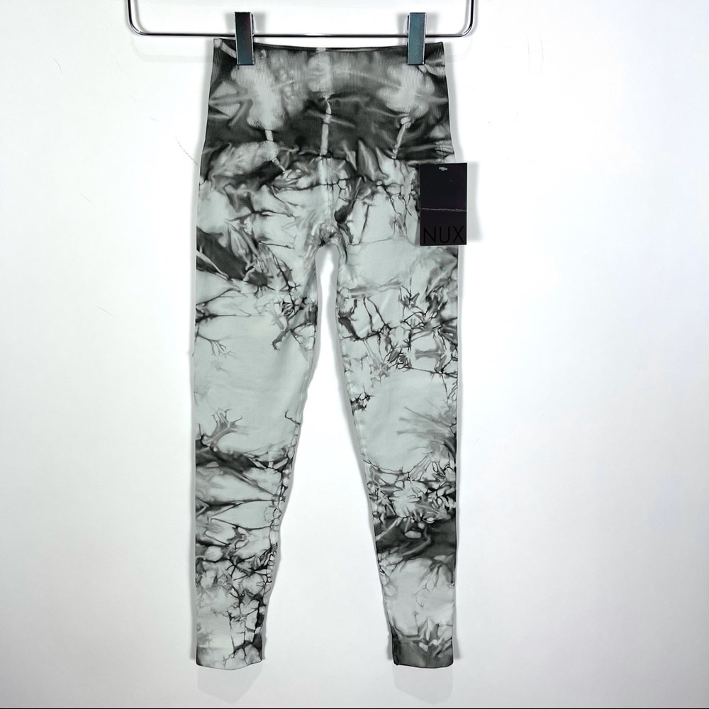 Nux seamless 7/8 leggings abstract tie dye